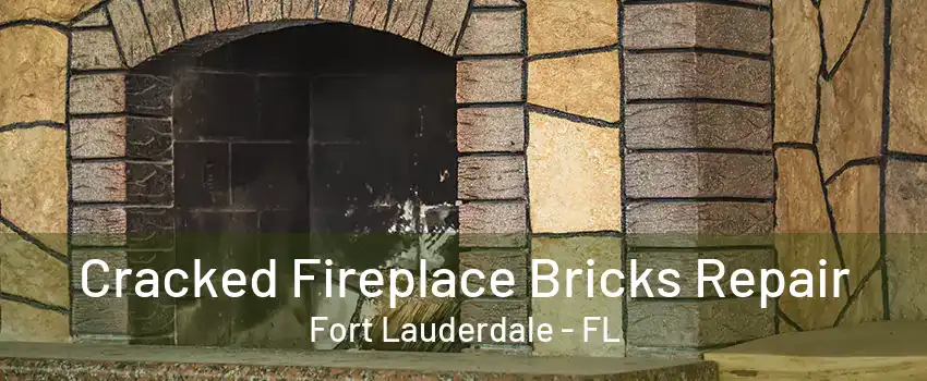 Cracked Fireplace Bricks Repair Fort Lauderdale - FL